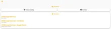 An organization's branch switcher listing three linked restaurant locations with their addresses.